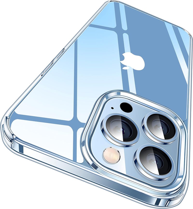 CASEKOO for iPhone 13 Pro Max Case Crystal Clear, [Never Yellow Technology] [Military-Grade Protection] Transparent Slim Cover Women Men for iPhone 13 ProMax Phone Case 6.7 inch, Clear - Image 1
